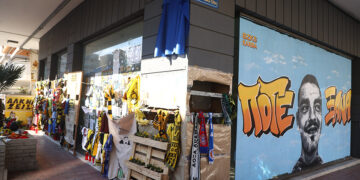 Οδός «Άλκη Καμπανού» το σημείο της δολοφονίας στη Χαριλάου (φωτ.: EUROKINISSI / Ραφαήλ Γεωργιάδης)