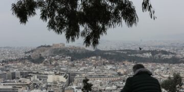 Μετά από την Αθήνα, σήμερα η αφρικανική σκόνη θα κάνει την εμφάνισή της στα δυτικά της χώρας (φωτ.: EUROKINISSI/Βασίλης Ρεμπάπης)