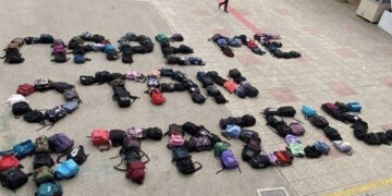 1ο Γυμνάσιο Αγίων Αναργύρων (φωτ.: Facebook / Panagiotis Tsoutsias)