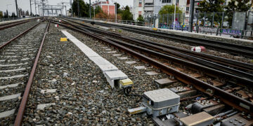 Γραμμές του τρένου (φωτ.: EUROKINISSI / Τατιάνα Μπόλαρη)
