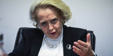 Η επίτιμη πρόεδρος του Άρειου Πάγου Βασιλική Θάνου (φωτ.: EUROKINISSI / Τατιάνα Μπόλαρη)