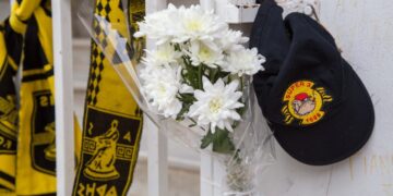 Εικόνα από το σημείο όπου έγινε η δολοφονία του Άλκη Καμπανού (φωτ. αρχείου: EUROKINISSI/ Ραφαήλ Γεωργιάδης)