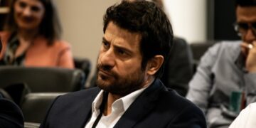 Ο Αλέξης Γεωργούλης στο Ευρωκοινοβούλιο (φωτ.: Facebook/Αλέξης Γεωργούλης)