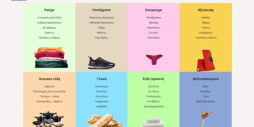 Τα είδη ρουχισμού, οικιακά, είδη προικός και αξεσουάρ που διατίθενται, παραδίδονται στους καταναλωτές με ταχυμεταφορική εταιρία