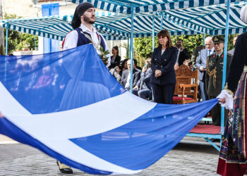 Εκδηλώσεις στο Μεσολόγγι για τον εορτασμό της 197ης επετείου της Εξόδου των Ελεύθερων Πολιορκημένων (φωτ.: EUROKINISSI / Θοδωρής Μανωλόπουλος / Γραφείο Τύπου Προεδρίας της Δημοκρατίας)