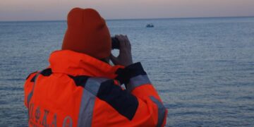 Με το πρώτο φως της ημέρας οι έρευνες θα συνεχιστούν για τρίτη ημέρα (φωτ. αρχείου: Όμιλος Φίλων Κυνηγών Ακτής Θερμαϊκού)