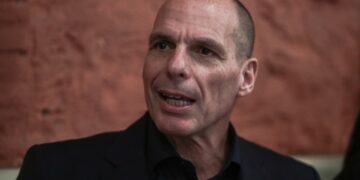 Ο γραμματέας του ΜέΡΑ25 Γιάνης Βαρουφάκης (φωτ.: Eurokinissi/Σωτήρης Δημητρόπουλος)