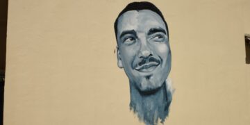 Τα αποκαλυπτήρια της τοιχογραφίας, στην ολοκλήρωση της οποίας θα συμμετάσχουν και οι μαθητές, θα γίνουν στις 14 Ιουνίου (φωτ.: ΑΠΕ-ΜΠΕ)