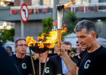 Στιγμιότυπο από εκδήλωση μνήμης στη Θεσσαλονίκη, στις 19 Μαΐου 2022 (φωτ.: EUROKINISSI / Ραφαήλ Γεωργιάδης)