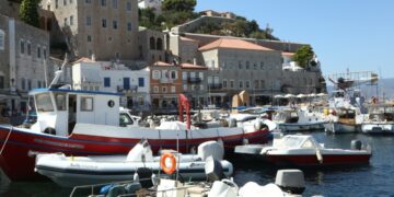 Το λιμάνι της Ύδρας (φωτ.: EUROKINISSI/Χρήστος Μπόνης)