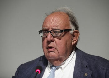 Ο Θεόδωρος Πάγκαλος σε παρουσίαση βιβλίου το 2016 (φωτ.: EUROKINISSI / Γιάννης Παναγόπουλος)