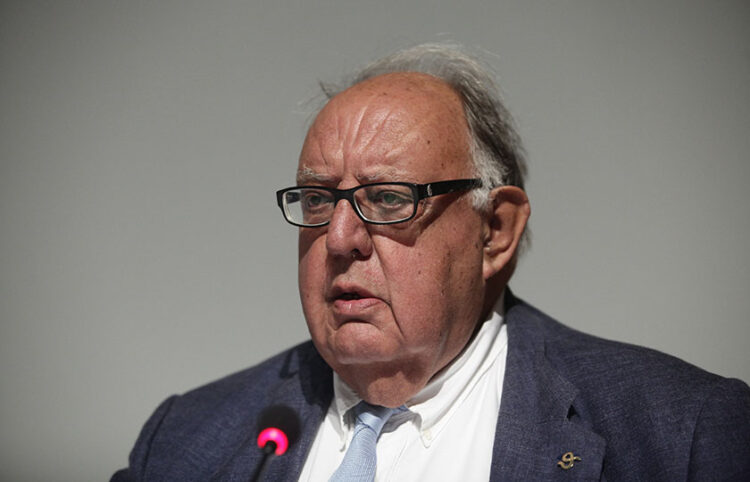 Ο Θεόδωρος Πάγκαλος σε παρουσίαση βιβλίου το 2016 (φωτ.: EUROKINISSI / Γιάννης Παναγόπουλος)