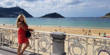 Η Αναστάζια Ρουμπίνσκα σε διακοπές το 2020 (φωτ.: Facebook / Anastazja Rubinska)