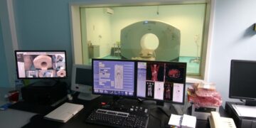 Αξονικός τομογράφος στο νοσοκομείο «Παπαγεωργίου» της Θεσσαλονίκης (φωτ.: ΜΟΤΙΟΝΤΕΑΜ/Φανή Τρυψάνη)