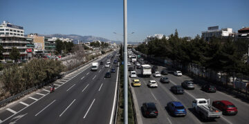 Στιγμιότυπο από την Εθνική Οδό Αθηνών-Λαμίας
(φωτ. αρχείου: EUROKINISSI / Βασίλης Ρεμπάπης)