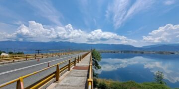 Η γέφυρα Σερβίων όπως παραδόθηκε μετά από την ολοκλήρωση μέρους των απαραίτητων έργων συντήρησης (φωτ.: facebook/Περιφέρεια Δυτικής Μακεδονίας)