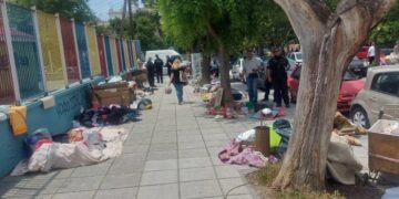 Οι έλεγχοι πραγματοποιήθηκαν σε λαϊκές αγορές στις περιοχές της Βούλγαρη και της Ξηροκρήνης (φωτ.: Γενική Αστυνομική Διεύθυνση Θεσσαλονίκης)