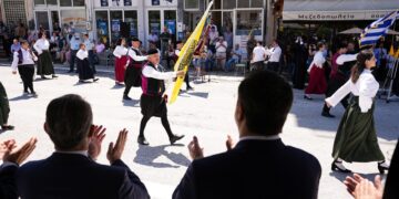 Μέλη της Αδελφότητας Μικρασιατών Σιδηροκάστρου και περιχώρων «Ο Άγιος Παντελεήμονας» μετείχαν στην παρέλαση (φωτ.: Περιφέρεια Κεντρικής Μακεδονίας)