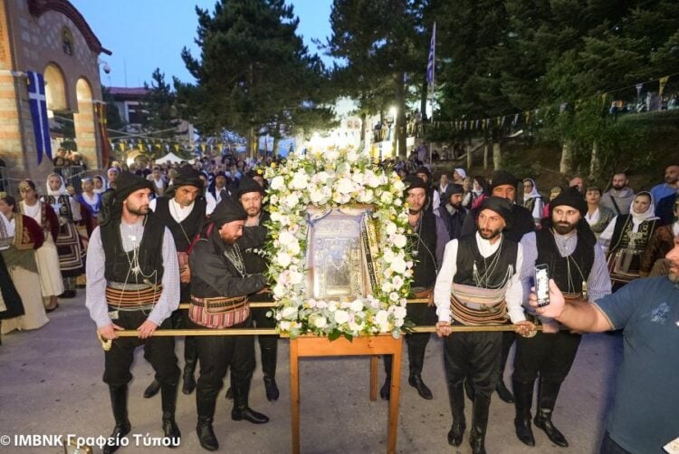 Στιγμιότυπο από τους εορτασμούς στην Παναγία Σουμελά της Βέροιας, το 2023 (πηγή: flickr.com/photos/imverias)