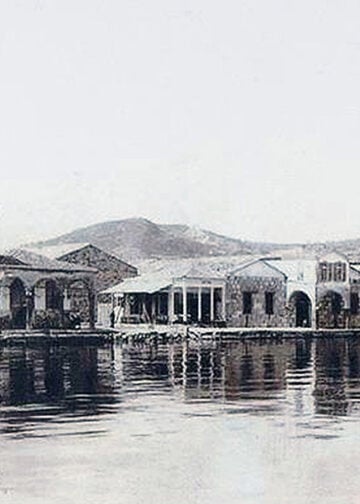 Η παραλία της Σκάλας Βουρλών, 1920