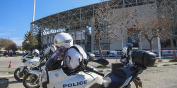 Αστυνομικές δυνάμεις έξω από το γήπεδο του ΠΑΟΚ (φωτ. αρχείου: ΜΟΤΙΟΝ ΤΕΑΜ)