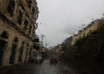 Καταιγίδα στην Κέρκυρα τον περασμένο Απρίλιο (φωτ.: EUROKINISSI/Γιώργος Κονταρίνης)