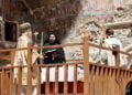Στιγμιότυπο από την Πατριαρχική Θεία Λειτουργία στην Παναγία Σουμελά της Τραπεζούντας, τον Δεκαπενταύγουστο του 2023 (φωτ.: DHA)