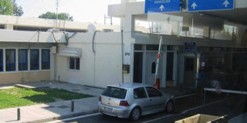 Ο συνοριακός σταθμός στην Εξοχή (φωτ.: ΑΠΕ-ΜΠΕ / Β. Λωλίδης)