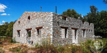 Σε φάση ολοκλήρωσης βρίσκεται το κτήριο της Τράπεζας Σπόρων του Πελίτι (φωτ.: Πελίτι)