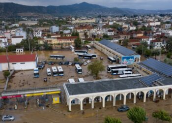 Καταστροφές στο Βόλο από την κακοκαιρία. Τετάρτη 6 Σεπτεμβρίου 2023 (φωτ.: Eurokinissi/Αντώνης Νικολόπουλος)