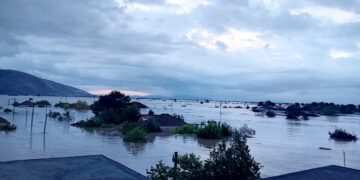 Εικόνα από την περιοχή της Μεταμόρφωσης του δήμου Παλαμά στην Καρδίτσα, όπου βρέθηκαν δύο νεκροί (φωτ.: ΑΠΕ-ΜΠΕ/ΚΟΥΡΤΙΚΙ/STR)