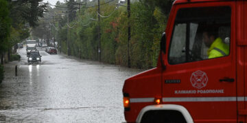 Η κακοκαιρία «Elias» στην Αττική (φωτ.: EUROKINISSI / Μιχάλης Καραγιάννης)