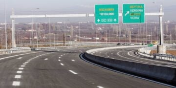 Τμήμα της Εγνατίας Οδού έξω από τη Βέροια (φωτ.: ΜΟΤΙΟΝΤΕΑΜ/Βασίλης Βερβερίδης)