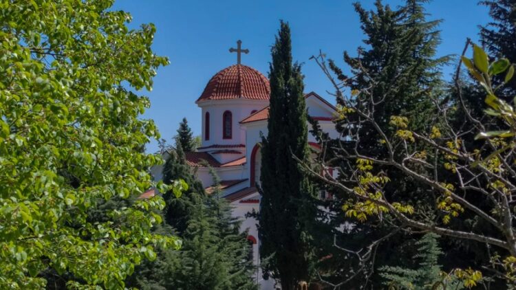 Η μονή του Αγίου Γεωργίου Περιστερεώτα (φωτ.: facebook/Άγιος Γεώργιος Περιστερεώτα)