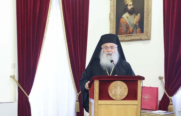 Ο Αρχιεπίσκοπος Κύπρου Γεώργιος (φωτ.: Ιερά Αρχιεπισκοπή Κύπρου)