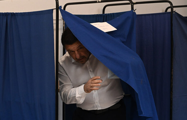 Ο υποψήφιος περιφερειάρχης Αττικής Νίκος Χαρδαλιάς (φωτ.: EUROKINISSI / Τατιάνα Μπόλαρη)