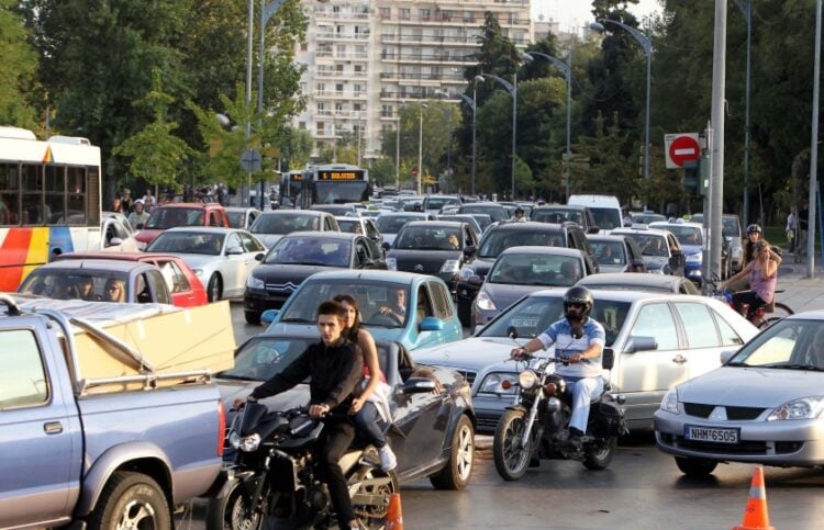 Ένα τυπικό πρωινό για τους οδηγούς στο κέντρο της Θεσσαλονίκης (φωτ.: ΜΟΤΙΟΝΤΕΑΜ/Βασίλης Βερβερίδης)