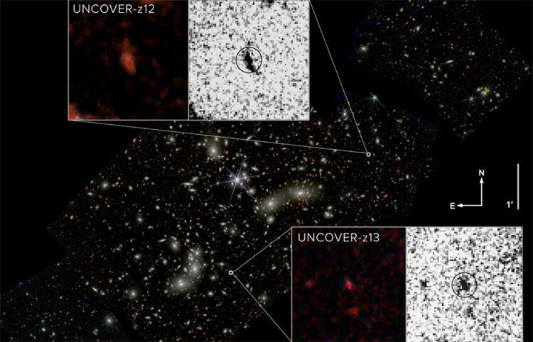 (Πηγή εικόνων: NASA, UNCOVER. Σύνθεση: Dani Zemba / Penn State)