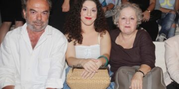 Από αριστερά, ο Αντώνης Ξένος, η Αγγελική Ξένου και η Ελένη Γερασιμίδου (φωτ. αρχείου: EUROKINISSI/Κώστας Κατωμέρης)