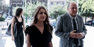 Η Γεωργία Μπίκα τον Σεπτέμβριο του 2022 στον Άρειο Πάγο (φωτ.: EUROKINISSI/Σωτήρης Δημητρόπουλος)