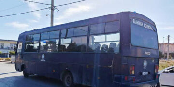 Αστυνομική κλούβα στη Φυλή (φωτ.: ΕΛΑΣ)