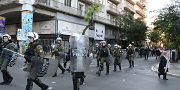 Μέτρα από την Ελληνική Αστυνομία για την 50ή επέτειο από την εξέγερση του Πολυτεχνείου
(φωτ.: EUROKINISSI / Τατιάνα Μπόλαρη)