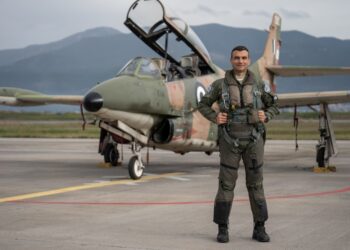 Ο άτυχος επισμηναγός Επαμεινώνδας Κωστάς (φωτ.: Γενικό Επιτελείο Αεροπορίας)