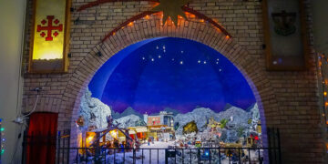 Στη Ρόδο, η φάτνη της Santa Maria della Vittoria (φωτ.: EUROKINISSI / Αργύρης Μαντικός)