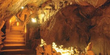 Σημείο από το εσωτερικό του σπηλαίου (φωτ.: facebook/Σπήλαιο Αγ. Γεωργίου Κιλκίς)