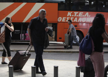 Λεωφορείο των ΚΤΕΛ Θεσσαλονίκης (φωτ.: αρχείο EUROKINISSI)