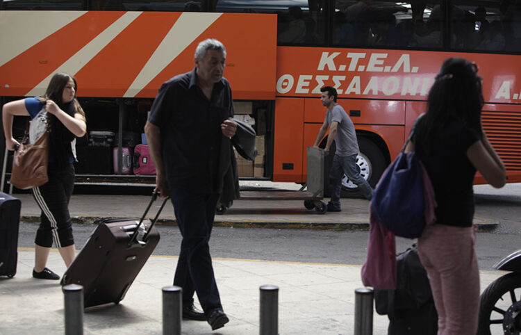 Λεωφορείο των ΚΤΕΛ Θεσσαλονίκης (φωτ.: αρχείο EUROKINISSI)