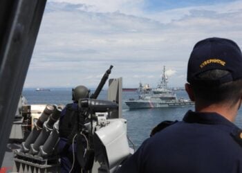 Εικόνα από συμμετοχή 
του Πολεμικού μας Ναυτικού στη
διακρατική άσκηση τύπου LIVEX- CAX (Live Exercise – Computer Assisted Exercise) με την ονομασία «ADRION 23» 
(φωτ. αρχείου: ΑΠΕ-ΜΠΕ/ΓΕΕΘΑ/ STR)