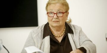 Η Αιμιλία Καλλιγά-Γερουλάνου σε παλιότερη φωτογραφία (φωτ.: EUROKINISSI/Κώστας Κατωμέρης)