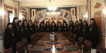 Στιγμιότυπο από παλιότερη συνεδρίαση της Ιεράς Συνόδου (φωτ.: Ιερά Σύνοδος/Χρήστος Μπόνης)